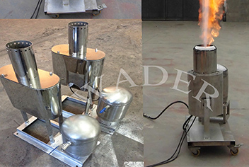 Waterproof fire flame jet